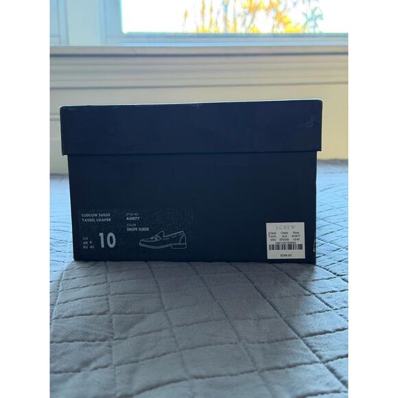 BNIB J.CREW LUDLOW SUEDE TASSEL LOAFER – SNUFF SUEDE Size 10 US Mens - Picture 2 of 4